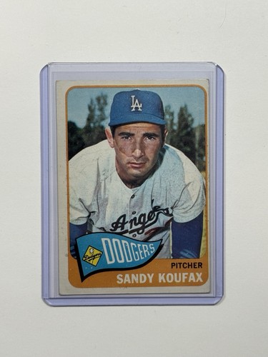 1965 topps sandy - topps, koufax